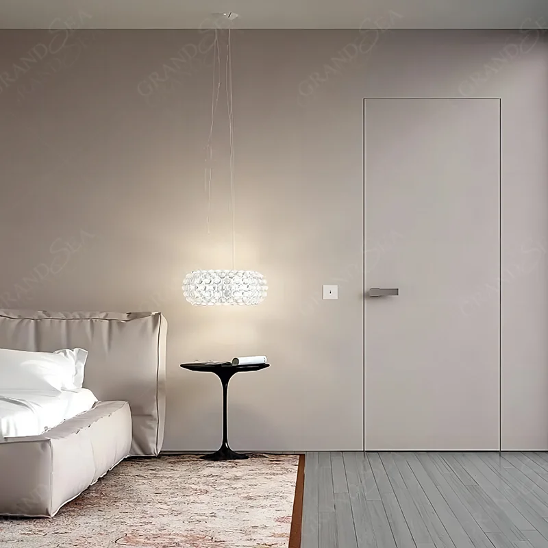 Grandsea High Quality Hidden Invisible Modern Solid Core Wooden Interior White Casement Flush Door Solid Wood Made