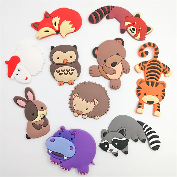 Supply Custom  Dogs Tiger Animals Rubber Fridge Magnet  High Quality  Cute Promotional Fridge Magnet