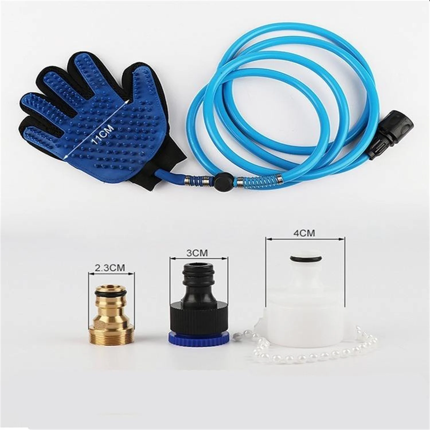pet cleaning bathing tool hair washing head handheld bathing kit cat dog shower spray hose glove pet shower