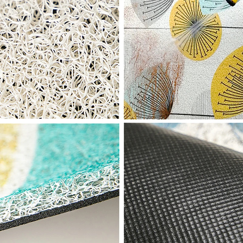 The Fine Quality PVC Coil Kitchen Mat Vinyl Loop carpet for living room entrance modern mats