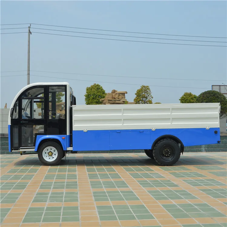 China Low Price New High Speed Electric Cargo Truck With Lifting Plate/ High Quality Cargo Truck Van With Lifter