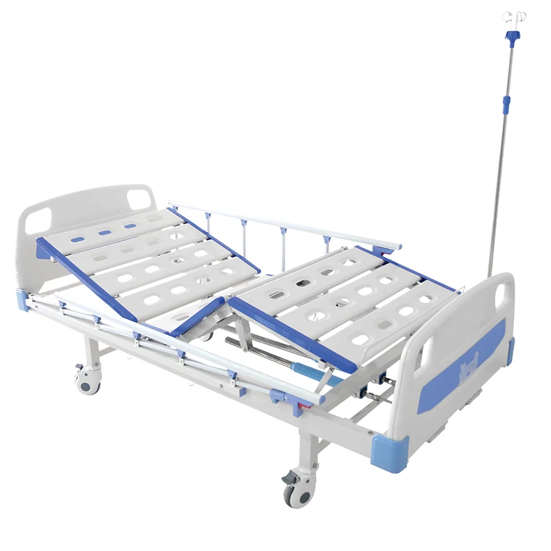 Hospital Furniture 2 crank manual Patient Medical Hospital bed price