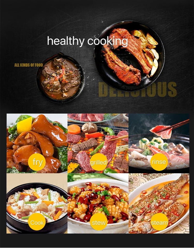 4 Burner Cooktops Induction Stove and Infrared Cooker Built-in Induction Cooker