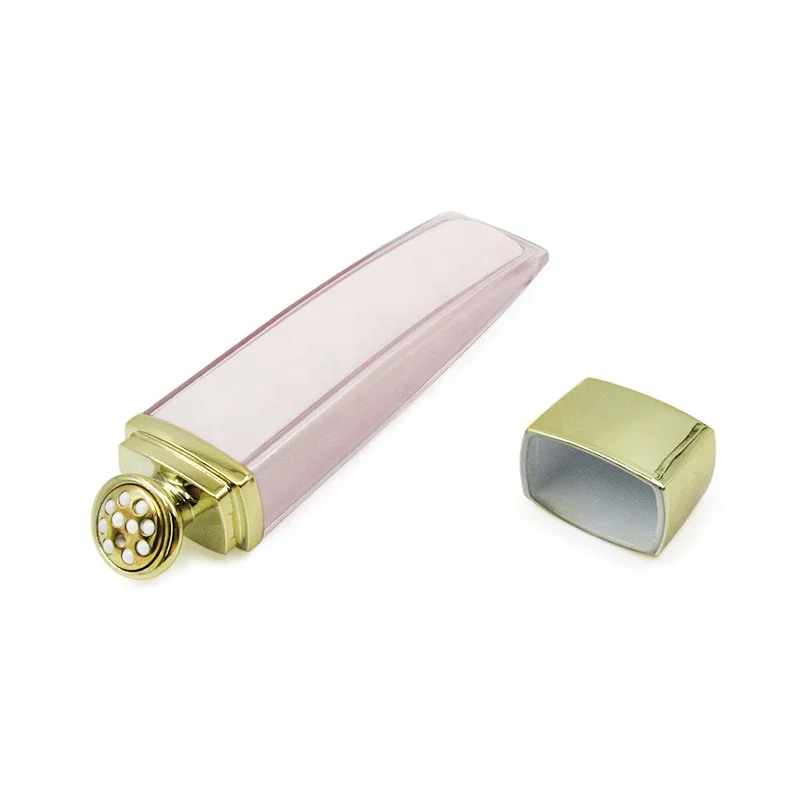 15g Cosmetic airless eye cream bottle with metal massage head custom color