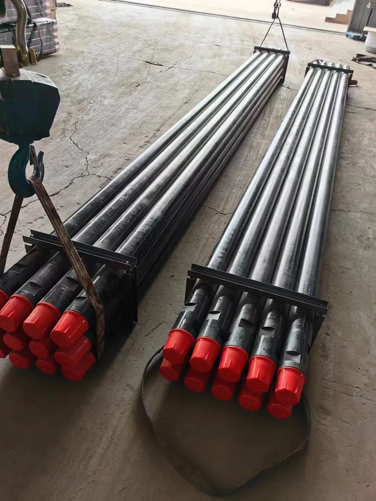 140 drill pipe, dedicated for DTH pneumatic water well drilling rigs, thickness 8mm