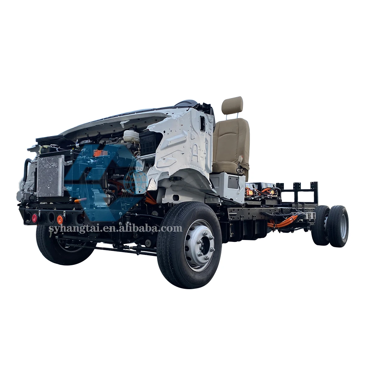 China Factory ODM&OEM Light Electric Van Chassis 5Ton Load 200-280km Driving Mileage Cargo Truck