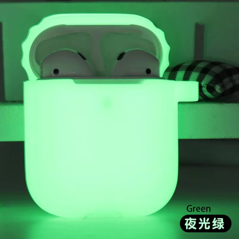 
2021 new products gifts luminous protective cover silicone cute case for apple airpods pro 1 2 