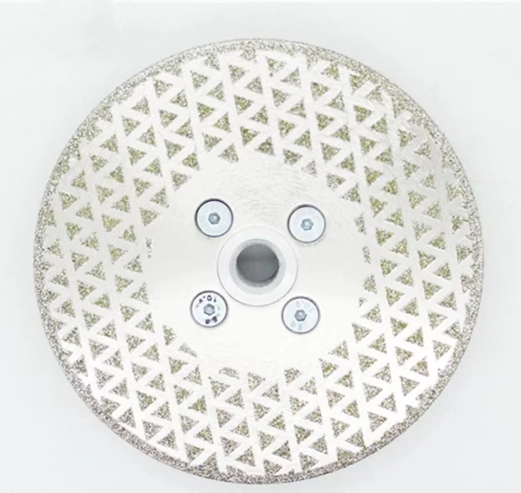 Hizar HDES1 125mm M14 thread Double Sided Electroplated Diamond Granite Saw Blade Cutting Tools Grinding Tool
