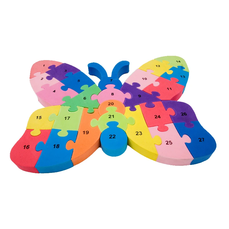 
Safe non-toxic baby EVA foam puzzle soft building blocks 3D animals educational toys 