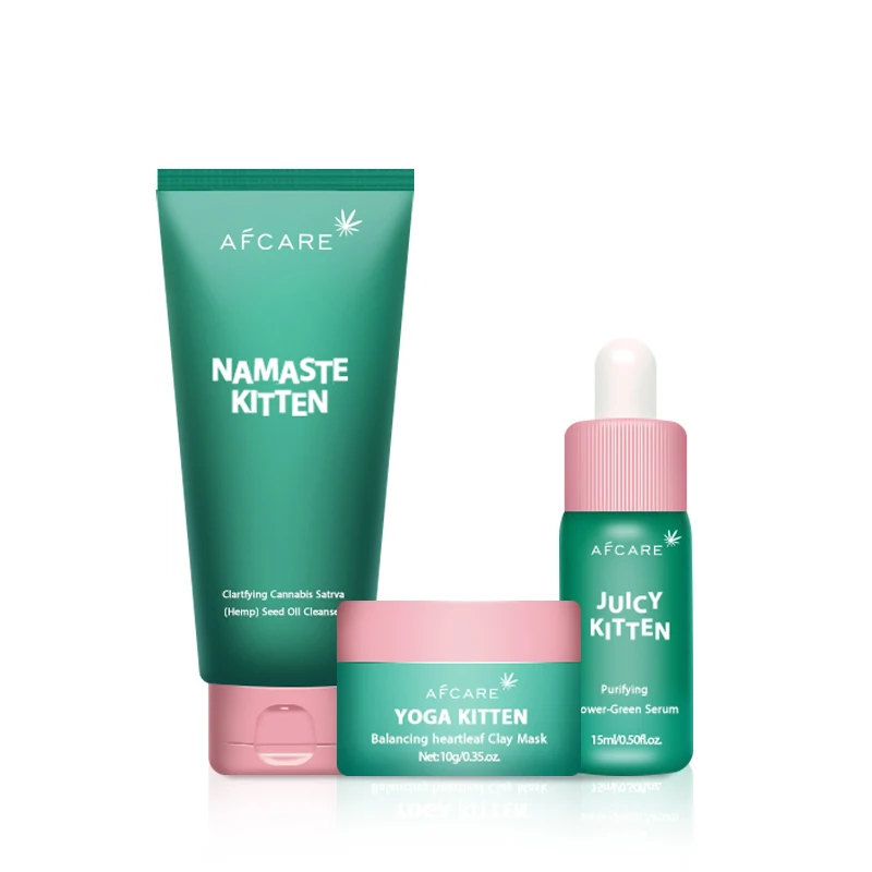 Face Care Set Hot Selling Korea Hemp Facial Clay Mask For Women Moisturizing And Whitening