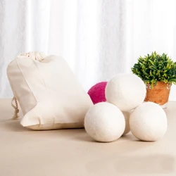 wholesale white new zealand sheep laundry wool drying ball for drying set