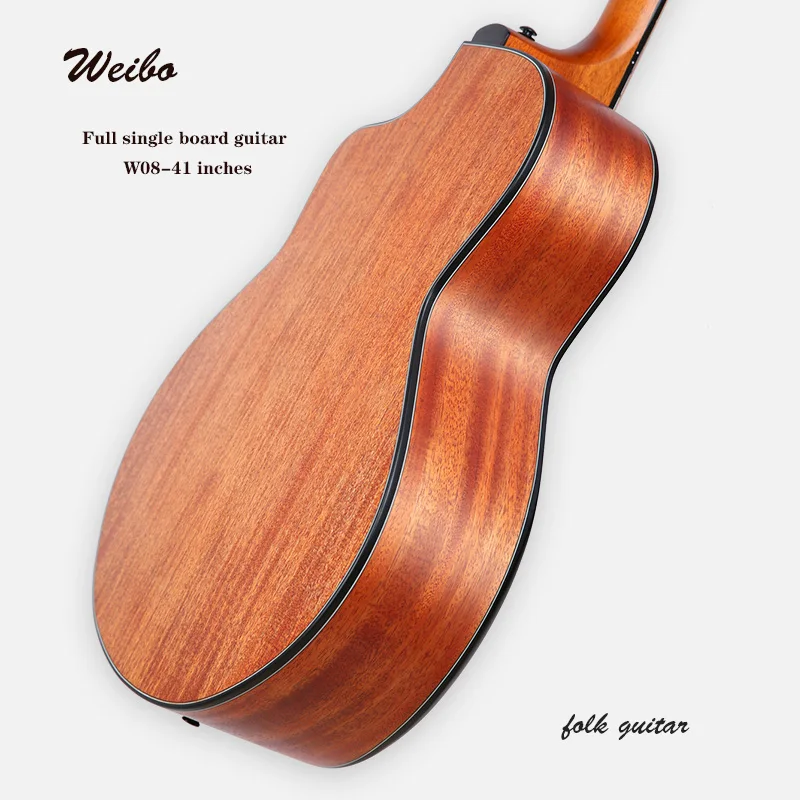
Professional playing board guitar W08-41 inches deep bass, good resonance 