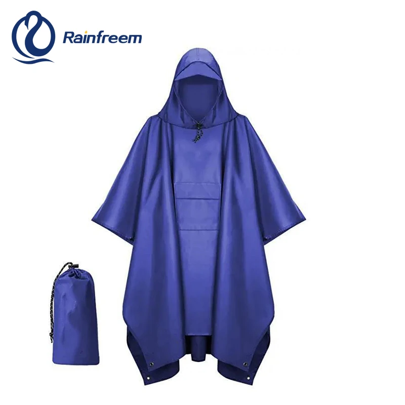 Eco-friendly high quality  waterproof raincoat trench poncho 100% waterproof guarantee for outdoor