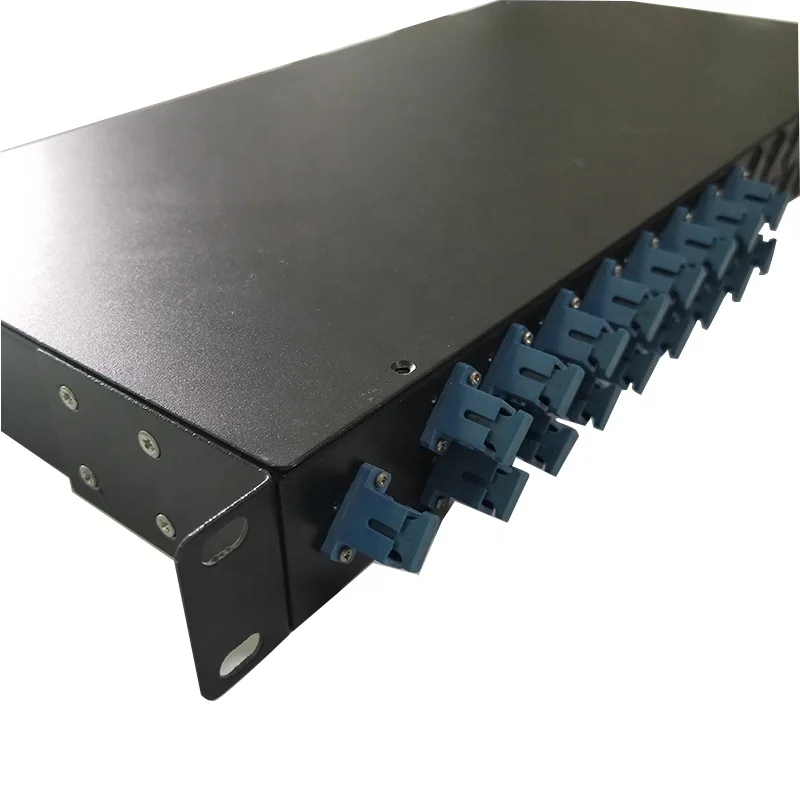 PLC splitter Chassis module SM1*2/1*4/1*8/1*16/1*32/1*64 SC/PC with connector Splitter rack ODF