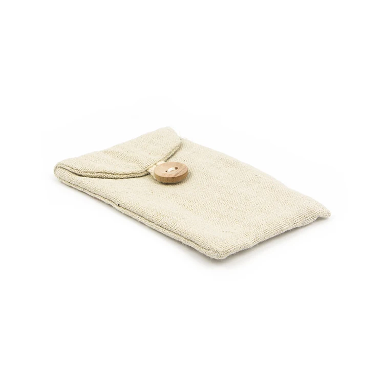 Oem Dust Linen Envelope Pouch With Cotton Lining