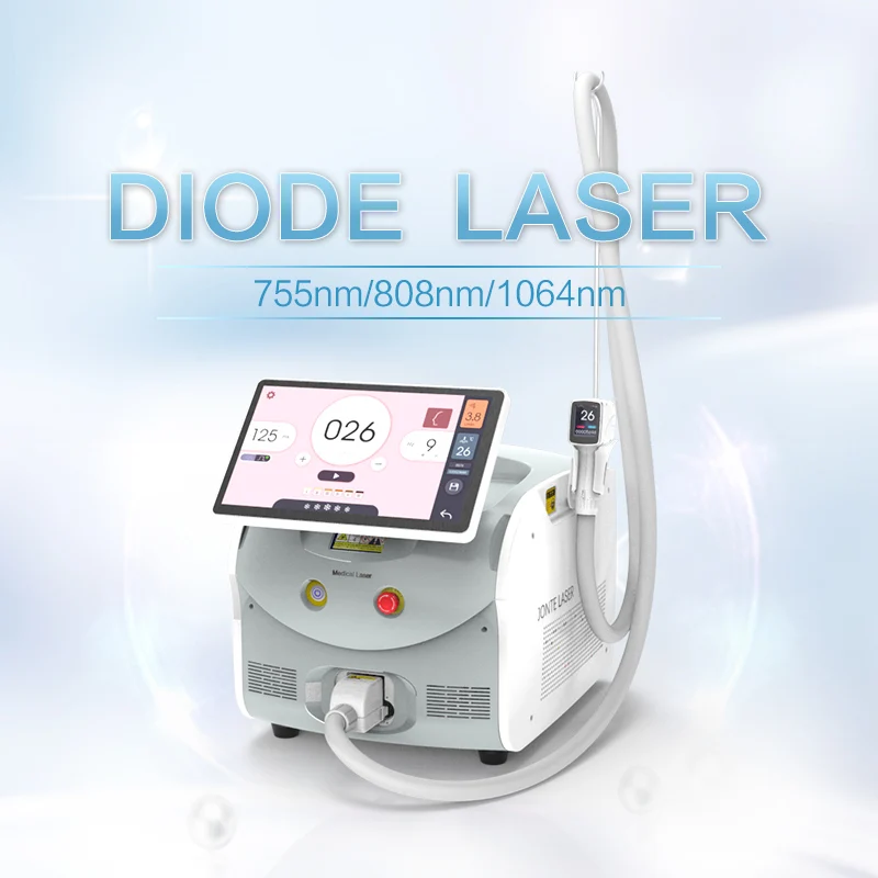 Medical CE TUV Portable Diode Laser Hair Removal Diode Laser 808Nm Laser Hair Removal Machine