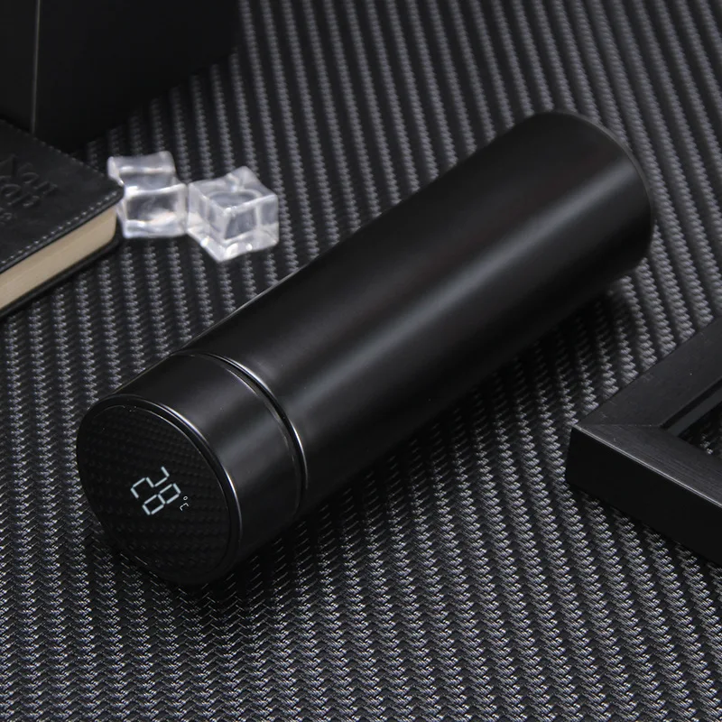 YML custom 304 stainless steel water cup intelligent temperature measuring thermos cup LED display creative water cup