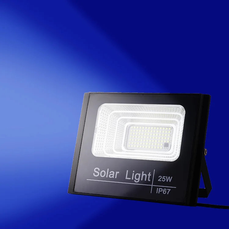 China manufacturer IP67 waterproof 25w commercial led flood light out door solar light