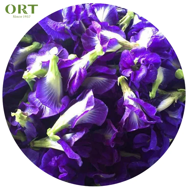 China Dried Dye Blue Butterfly Pea  Flower Herb Tea