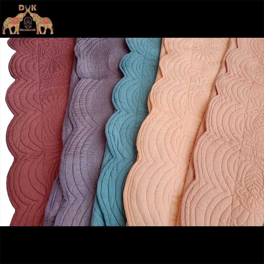 Soft 100% cotton Baby Quilt heirloom baby quilt crib bedding set machine cot Quilt baby blanket