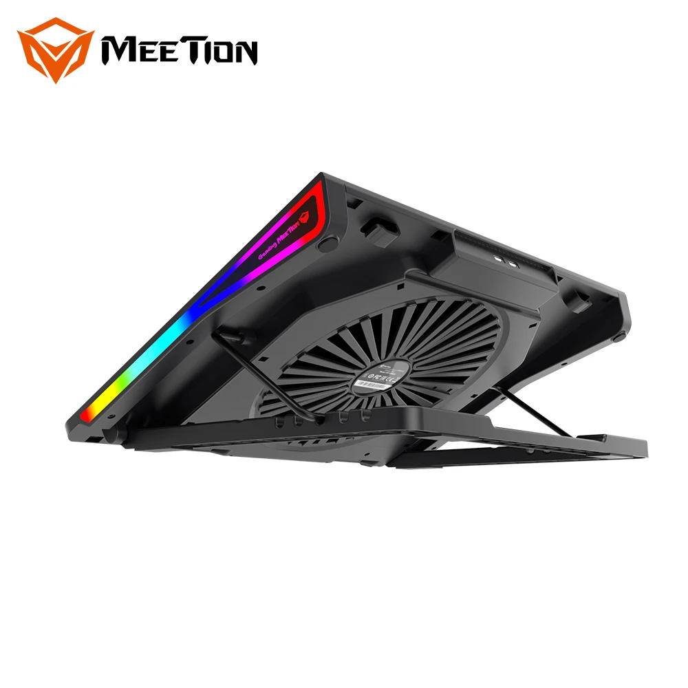 Meetion CP5050 Регулируемый для ноутбука диагональю 17 дюймов Macbook Pro 15 стенд игровой Rgb охлаждающая подставка