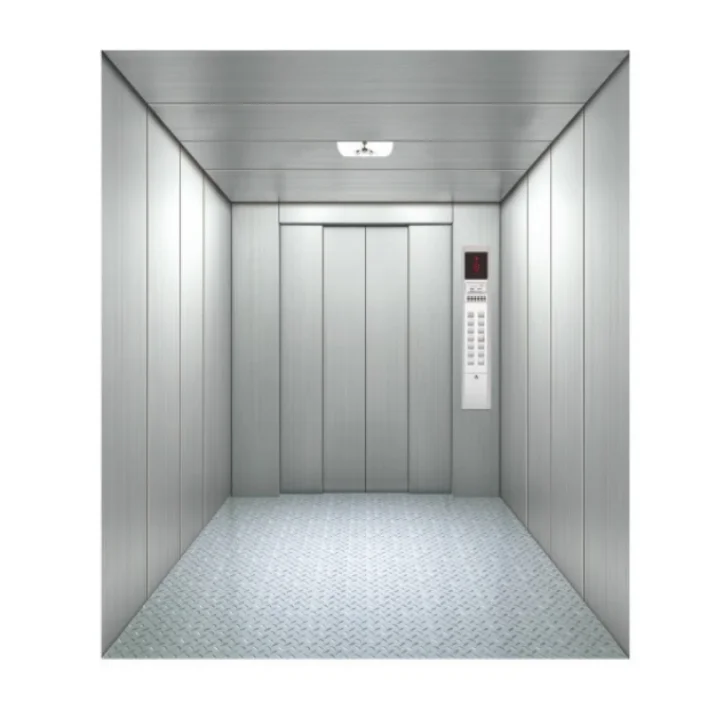 FUJI 2000kg manual electric cargo goods workshop fixed warehouse lift freight elevator