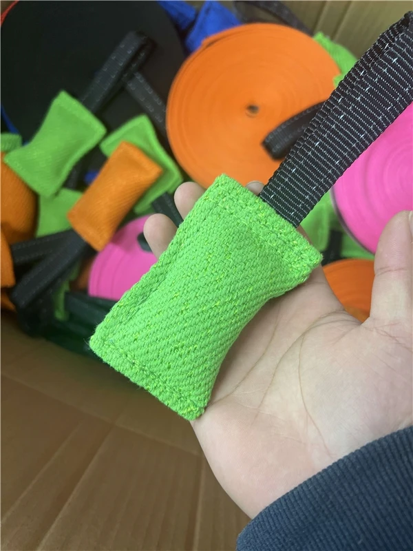 K9 Canine Puppy Training Interactive Play Interactive Toys For Medium To Large Dogs Linen Stitched Dog Tug With Handle