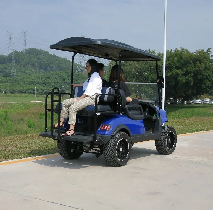 48V4KW Powerful electric golf cars with independent suspension ,Hunting golf car factory in China with powerful motor