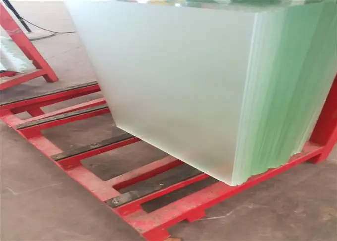 3mm to 12mm Acid Etched Frosted Glass Patterns glass With ISO Certificate