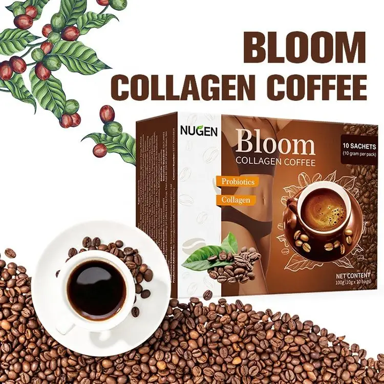 OEM ODM welcome Slimming instant coffee collagen Drink Keto Diet Coffee Collagen Coffee