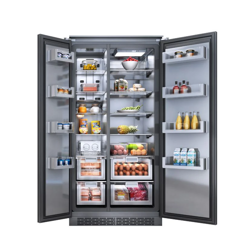 Low Price COMPRESSOR Double Door Fridge Side-by-side Refrigerators Hous
