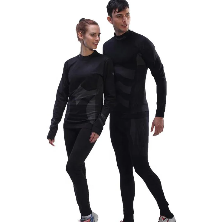 
Wholesale men sleepwear long johns long polyester spandex thermal sport underwear 