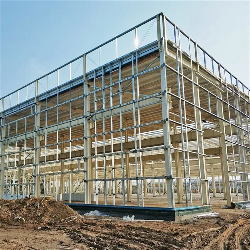 Steel Building Q345b Metal Frame Fabrication Building Platform Commercial Buildings Aircraft Hangar