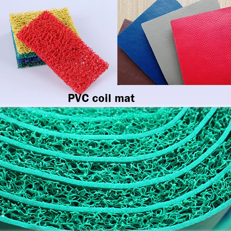 Anti slip plastic flooring carpet pvc coil mats rolls needle punch carpet foam floor mats spaghetti mats looped carpet