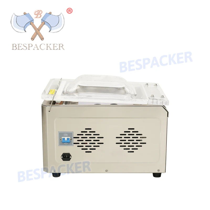 Bespacker DZ-300 table top chamber vaccum sealer chicken food packing machine