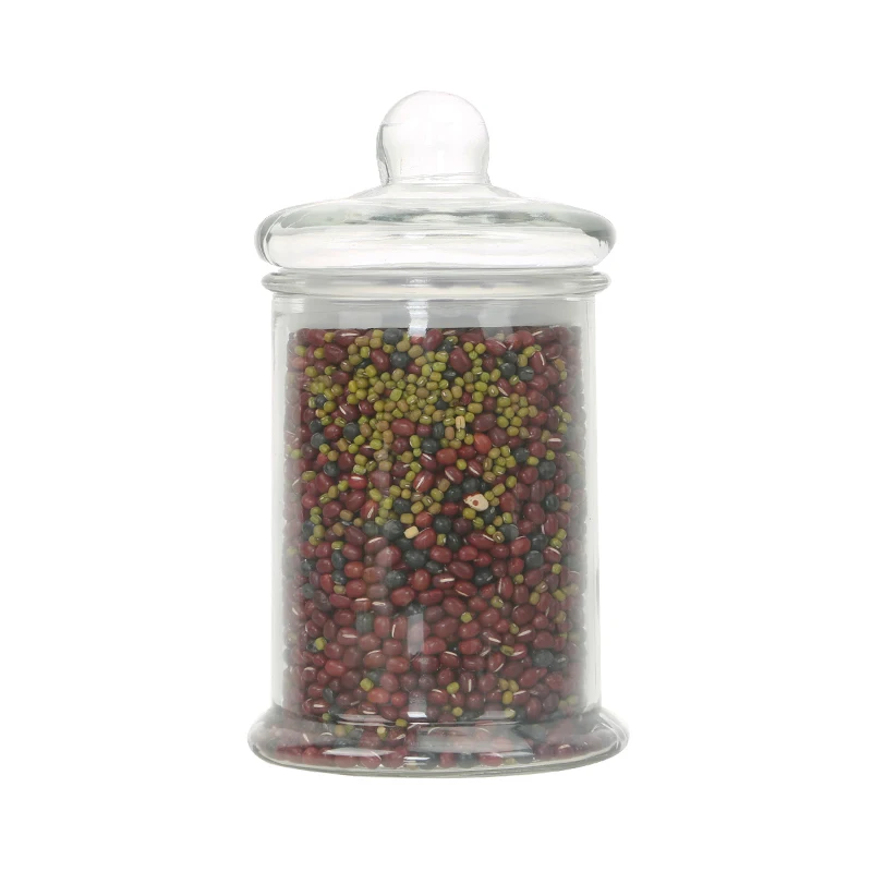 
Wholesale Kitchen Storage Bottles Fruit Canning Food Container With Airtight Dome Glass Cover 