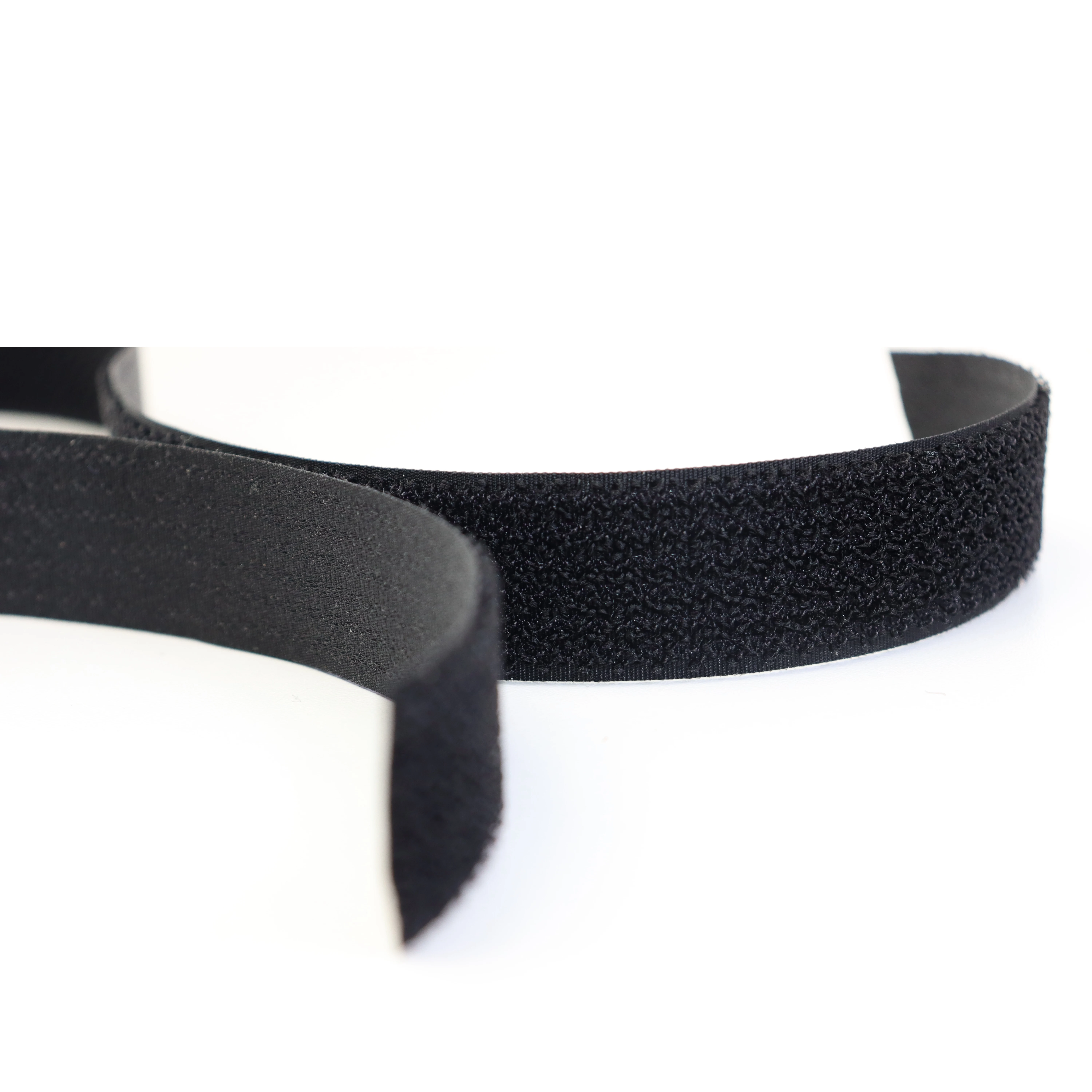 25mm Self-Adhesive Stretch Hook Loop Fastener Tape Custom Sizes Nylon Fabric Magic Velcroes Hook and Loop On the one side