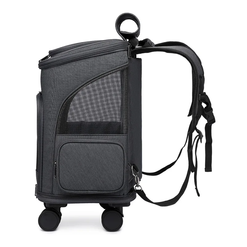Portable Folding Travel Trolley Cat Puppy Bag Pet Cages Carriers for Cats