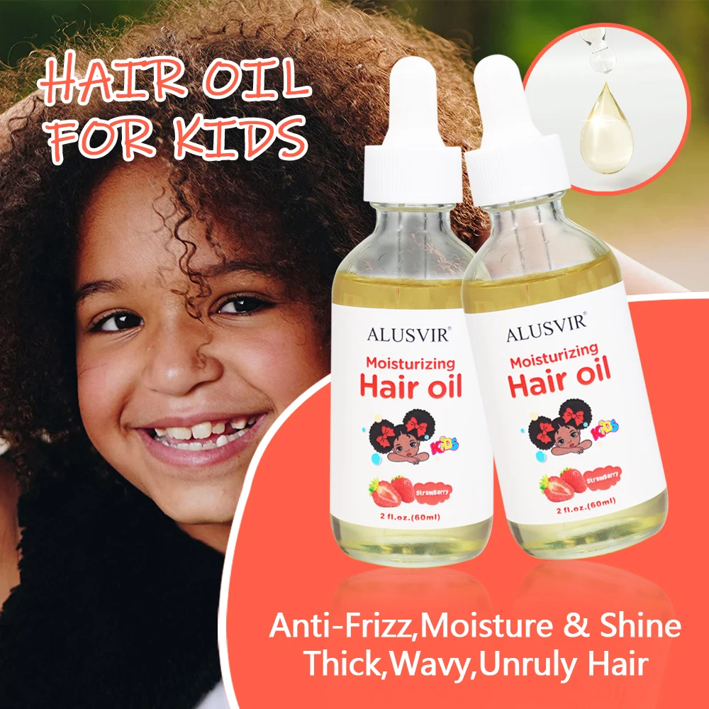Kids Hair Care Kit Natural Fruit Perfumed Hair Oil Shampoo And Wash 2 In 1 Leave In Conditioner Edge Control Set Private Label