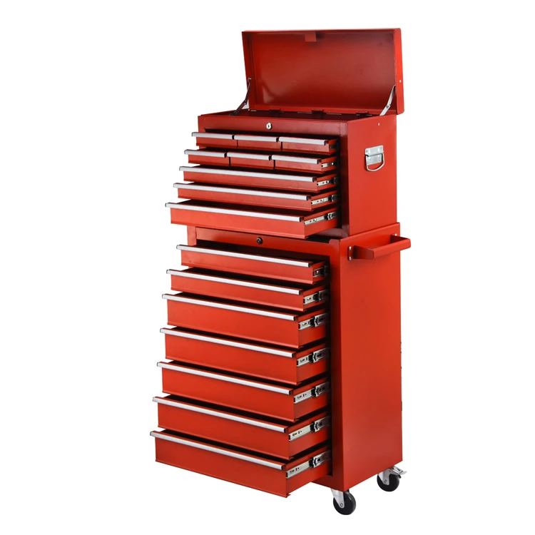 CE 16 Drawers Hot Selling Metal Rolling Tool Chest Garage Cabinet For Storage Tools