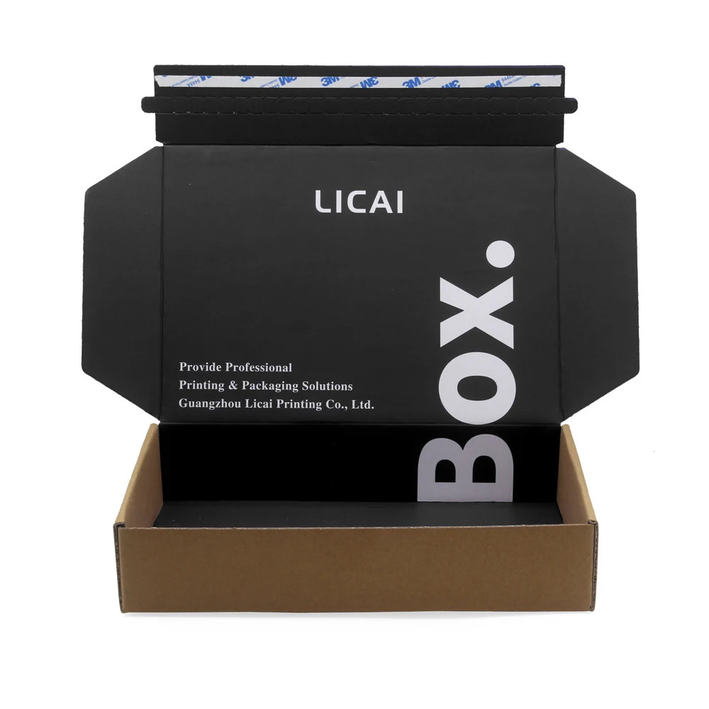 Wholesale Custom Logo Luxury Recycled Folding carton Craft Packaging Boxes Clothes Packaging Lash shipping gift paper Boxes