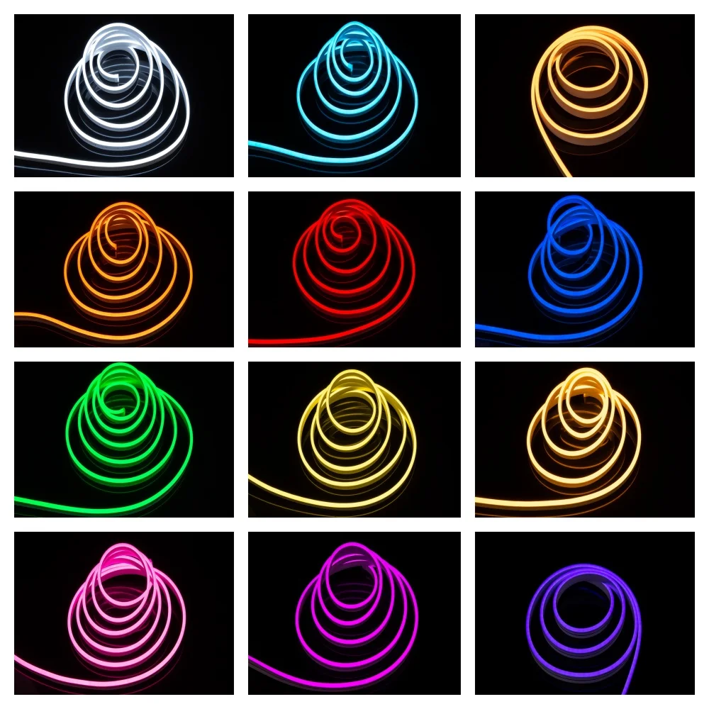 Tira Led Neon Flexible Flex Rgb 12V 1Cm