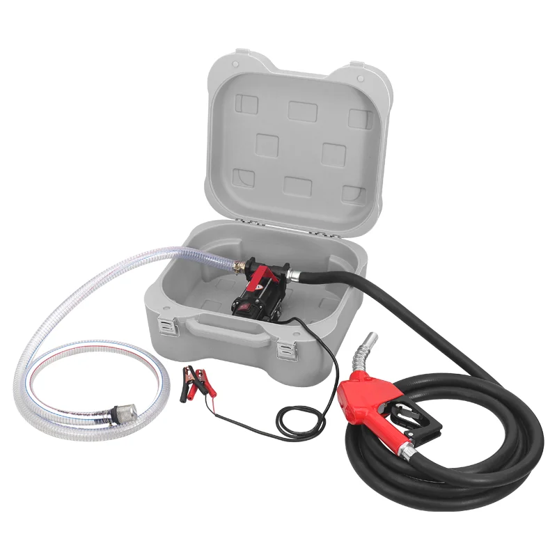 Cavitt Portable Fuel Pump 220V Diesel Pump Box Fuel Pump Set With Explosion-Proof Tubes And Self-sealing Gun