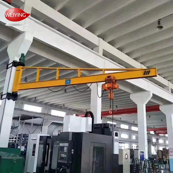 High Quality 500 kg 1 Ton 2 Ton 3 Ton Electric Lifting Equipment Arm 4m 5m Wall Jib Crane Cantilever Crane