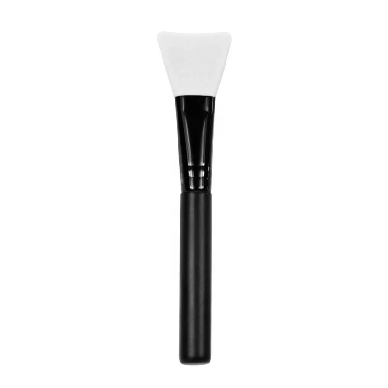 Wholesale Black Handle Silicone Mask Applicator Facial Clay Mask Brush