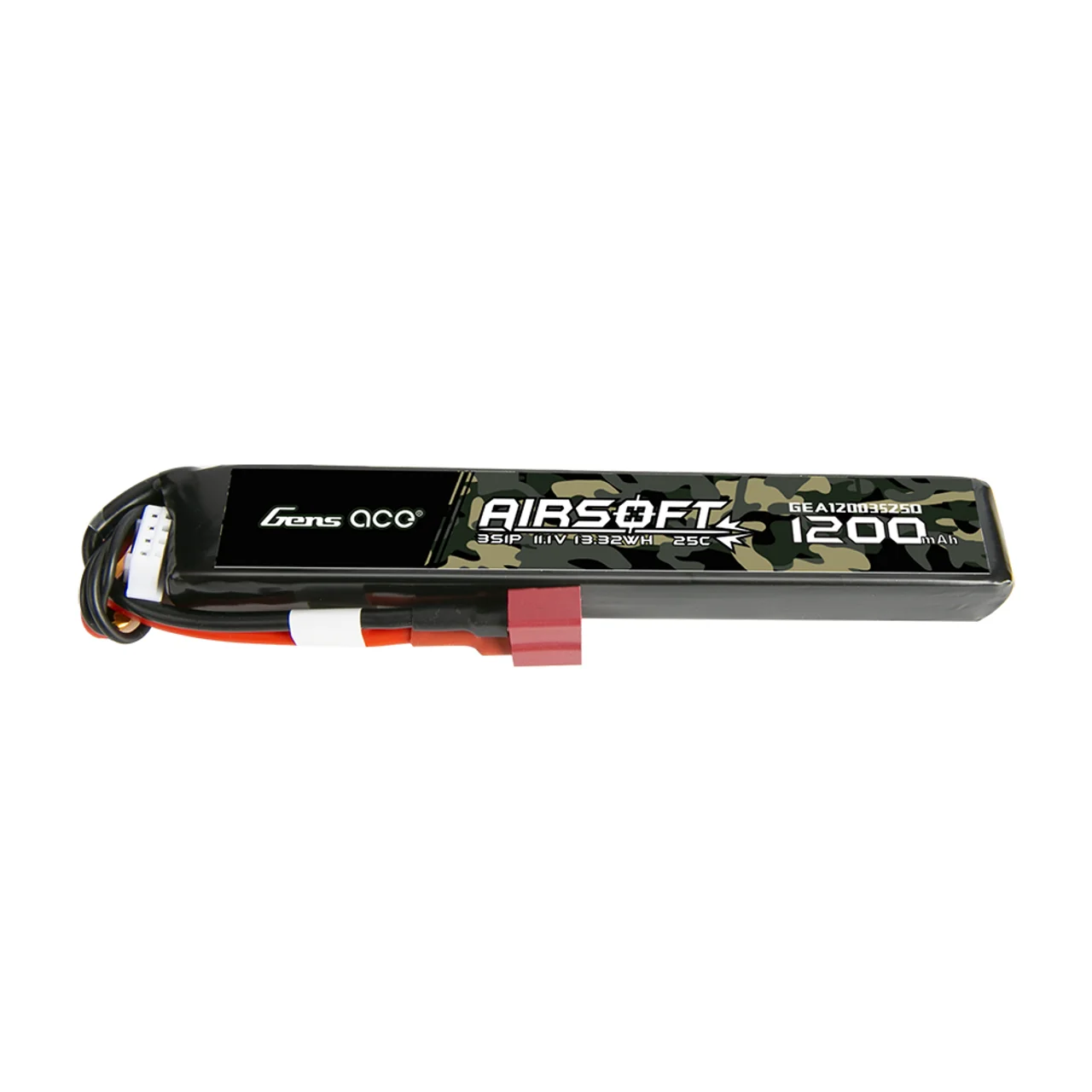 Перезаряжаемая 1200mAh 3S 11 1 V 25C lipo батарея для pistola de airsoft
