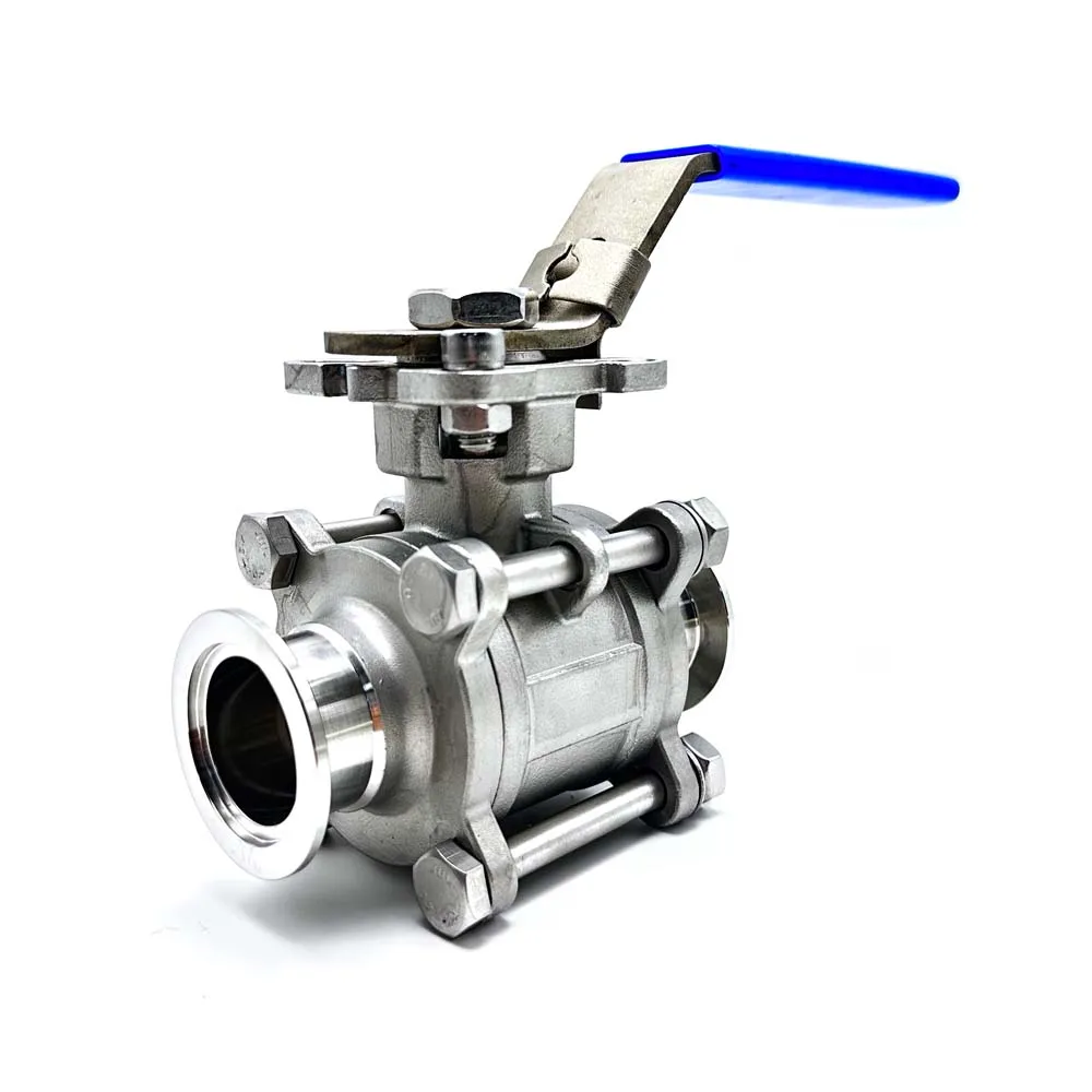 Vacuum stainless steel 2inch ball valve 2 way flanged 3 piece ball valve 3pc Vacuum valve