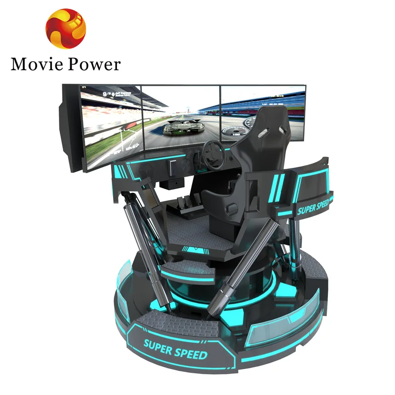 racing simulator motion hydraulic driving simulator 6 dof motion platform  entertainment machines driving simulator for sale