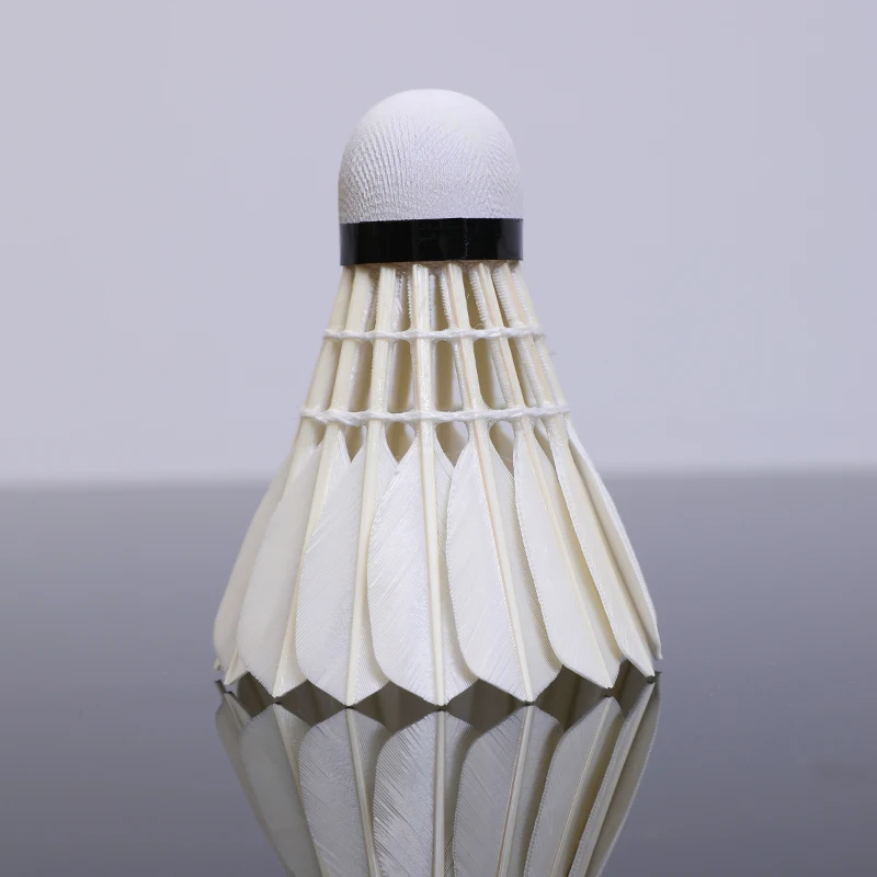 International competition level of badminton with high quality of bleached goose feather and cork in two materials  No.444