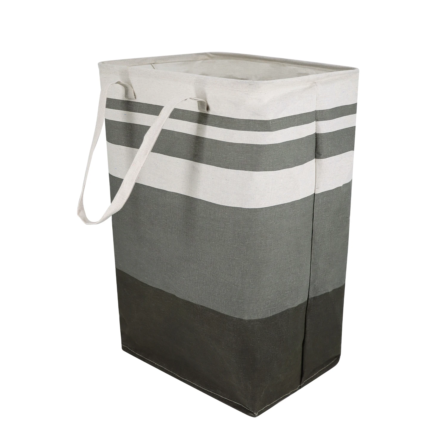 Large Capacity 60CM Portable canvas Waterproof Washing Laundry Hamper storage basket with handles
